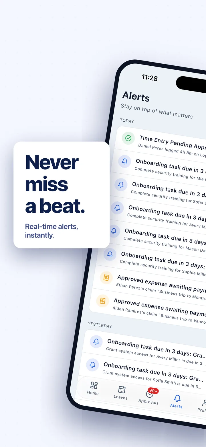 Never miss a beat — real-time alerts, instantly