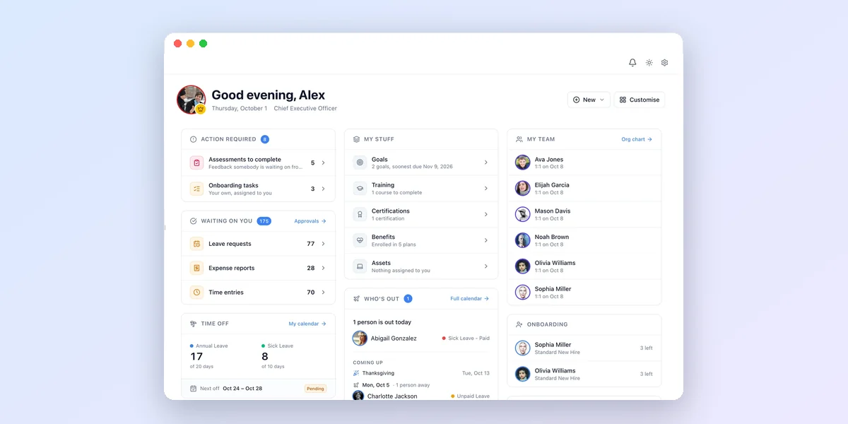 A Home Page That Opens on What Needs You